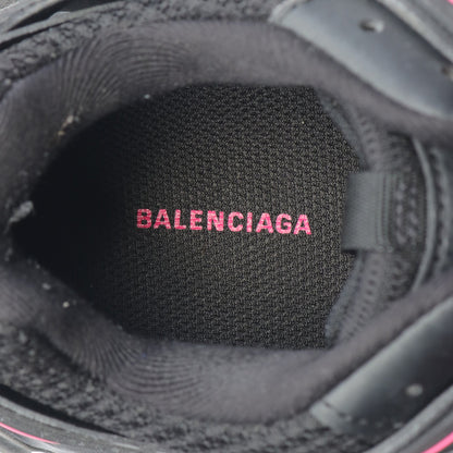 トラック スニーカー ファブリック レザー ブラック ピンク バレンシアガ シューズ BALENCIAGA