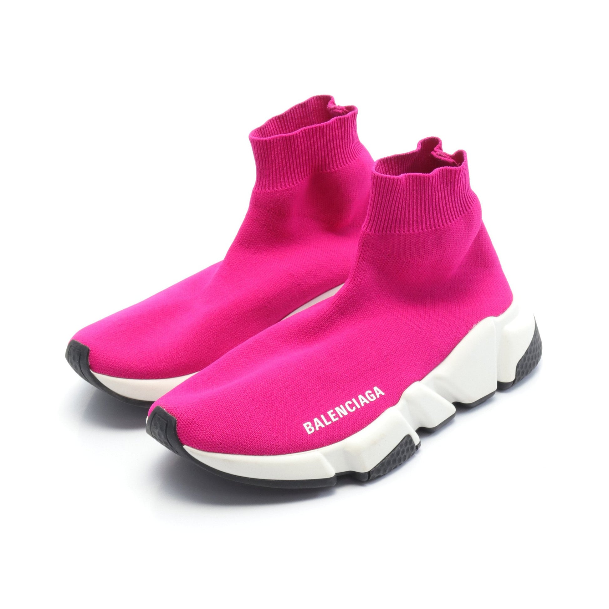 SPEED TRAINER スピードトレーナー スニーカー ニットファブリック ピンクパープル バレンシアガ シューズ BALENCIAGA