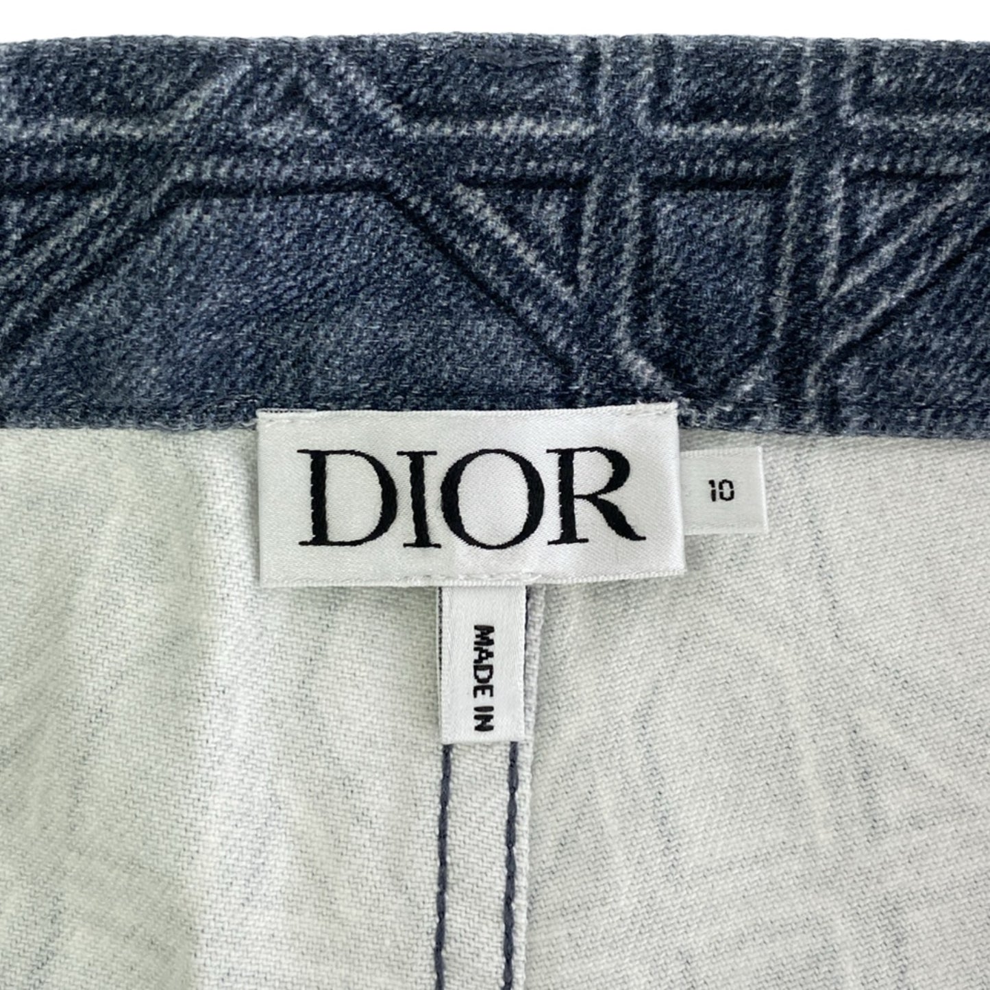 パンツ デニムパンツ コットン ブルー ディオール ボトムス DIOR