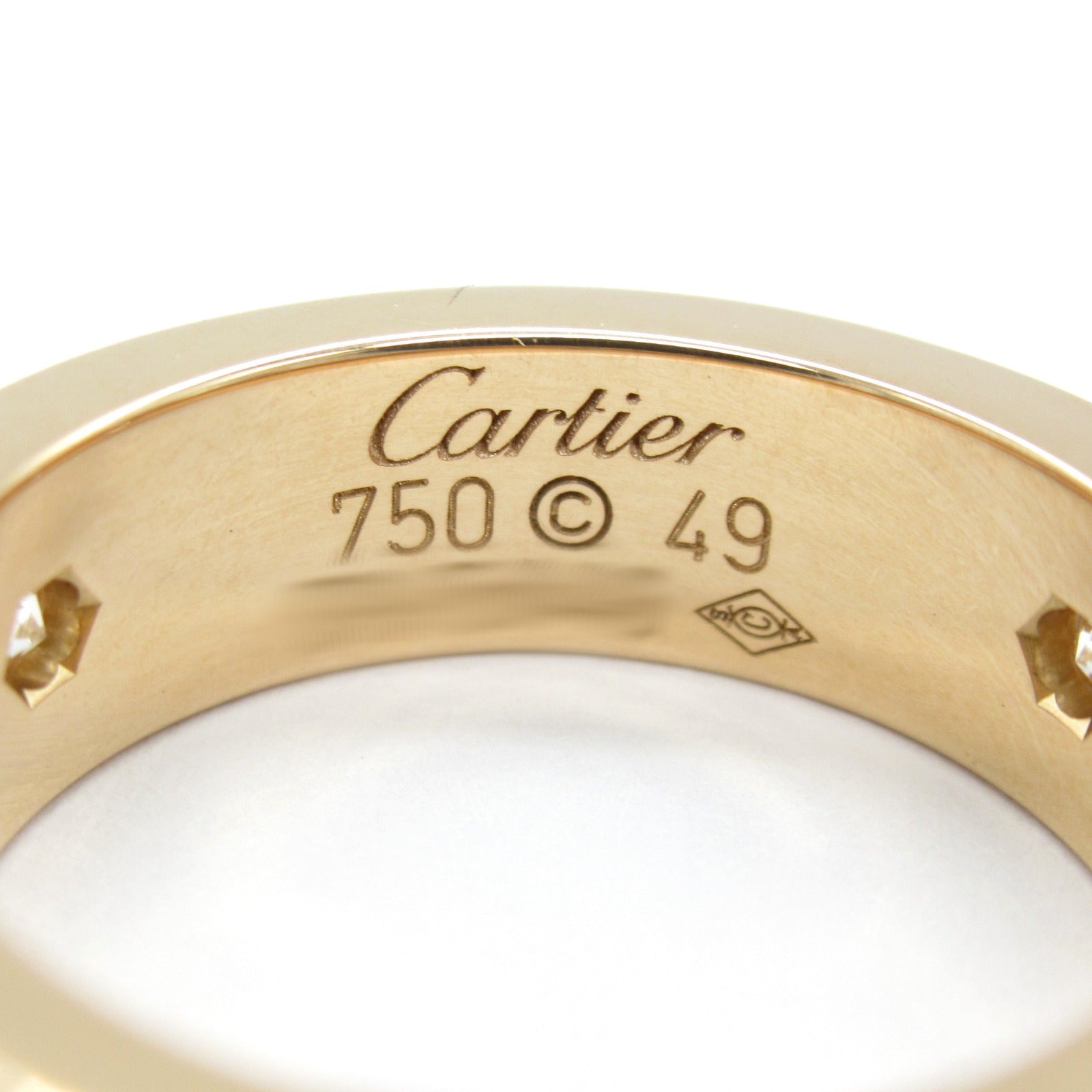 ラブリング 3Pダイヤモンド リング 指輪 K18PG（ピンクゴールド） ダイヤモンド ゴールド カルティエ アクセサリー Cartier