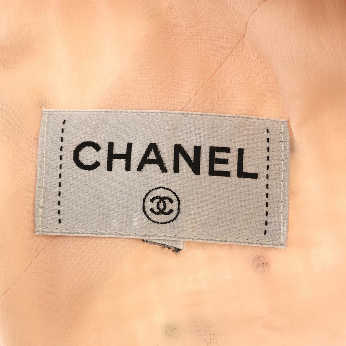 ツイードドット ワンピース ワンピース コットン ピンク シャネル ワンピース CHANEL