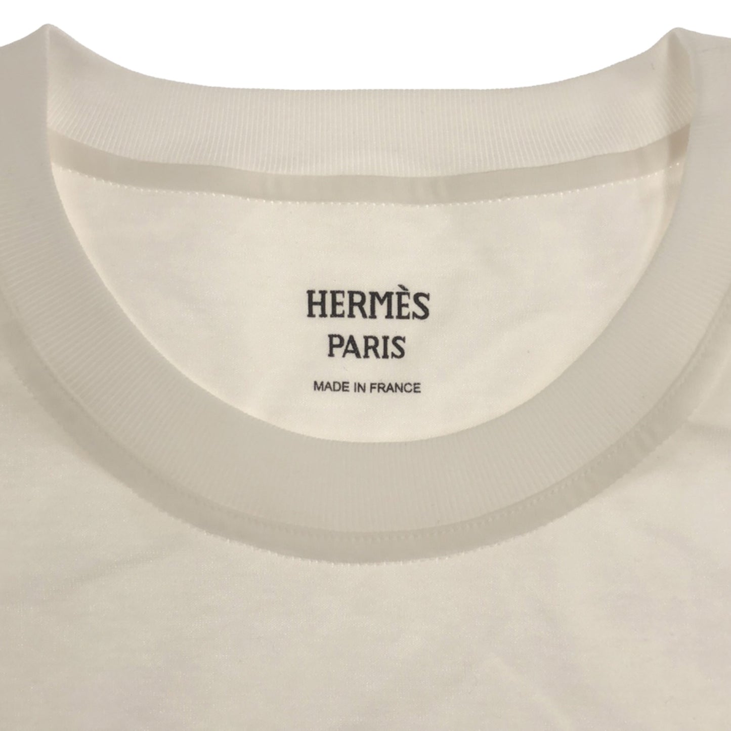 Tシャツ Tシャツ コットン ホワイト エルメス トップス HERMES