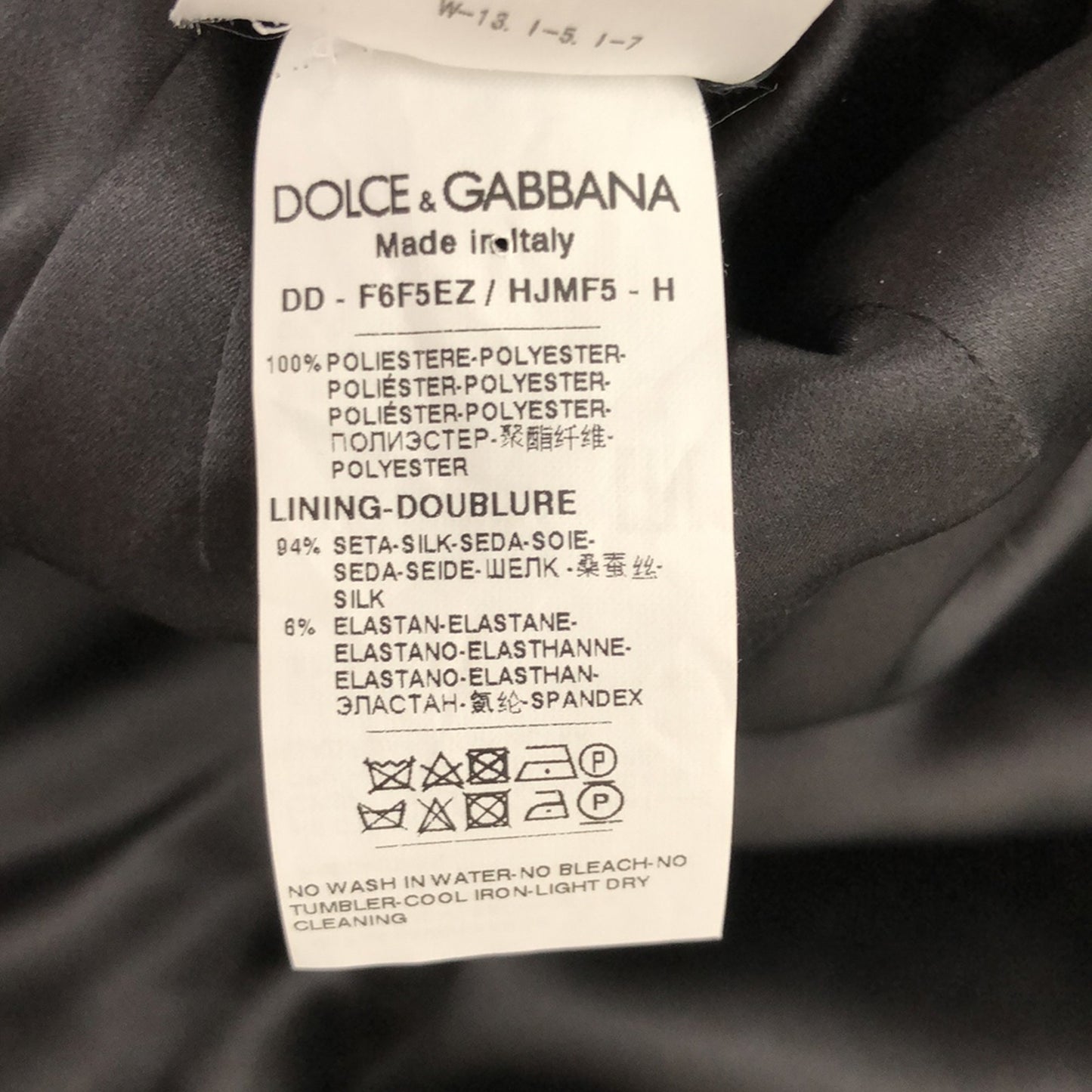 ワンピース ワンピース ブラック ドルチェアンドガッバーナ ワンピース DOLCE&GABBANA