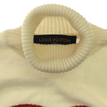 タートルネック ニット ウール ホワイト ルイヴィトン トップス LOUIS VUITTON