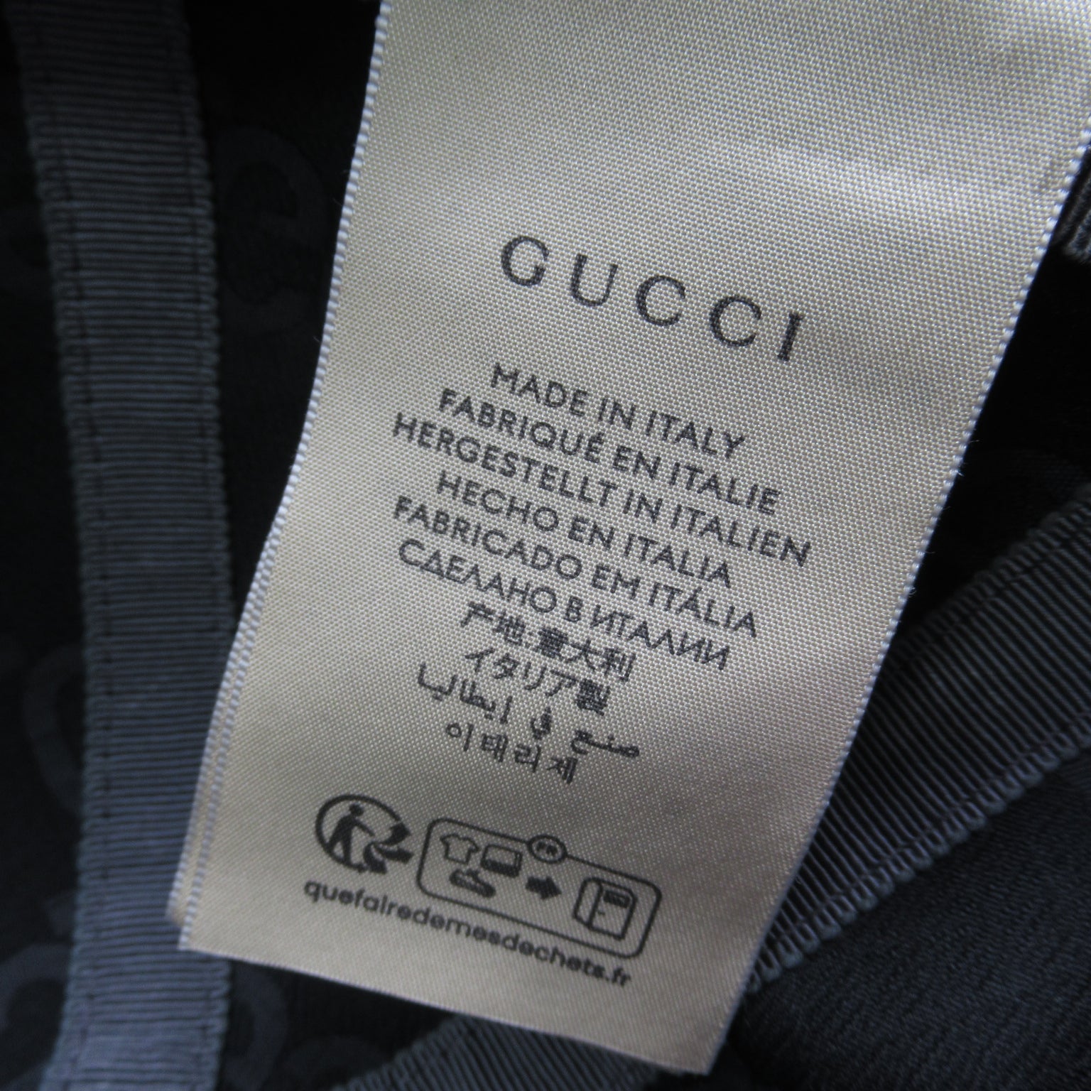 ベースボールキャップ キャップ その他 GG グレー グッチ 財布・小物 GUCCI