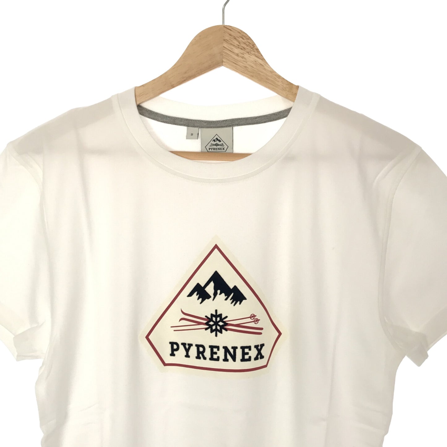 Tシャツ Tシャツ コットン ホワイト ピレネックス トップス PYRENEX