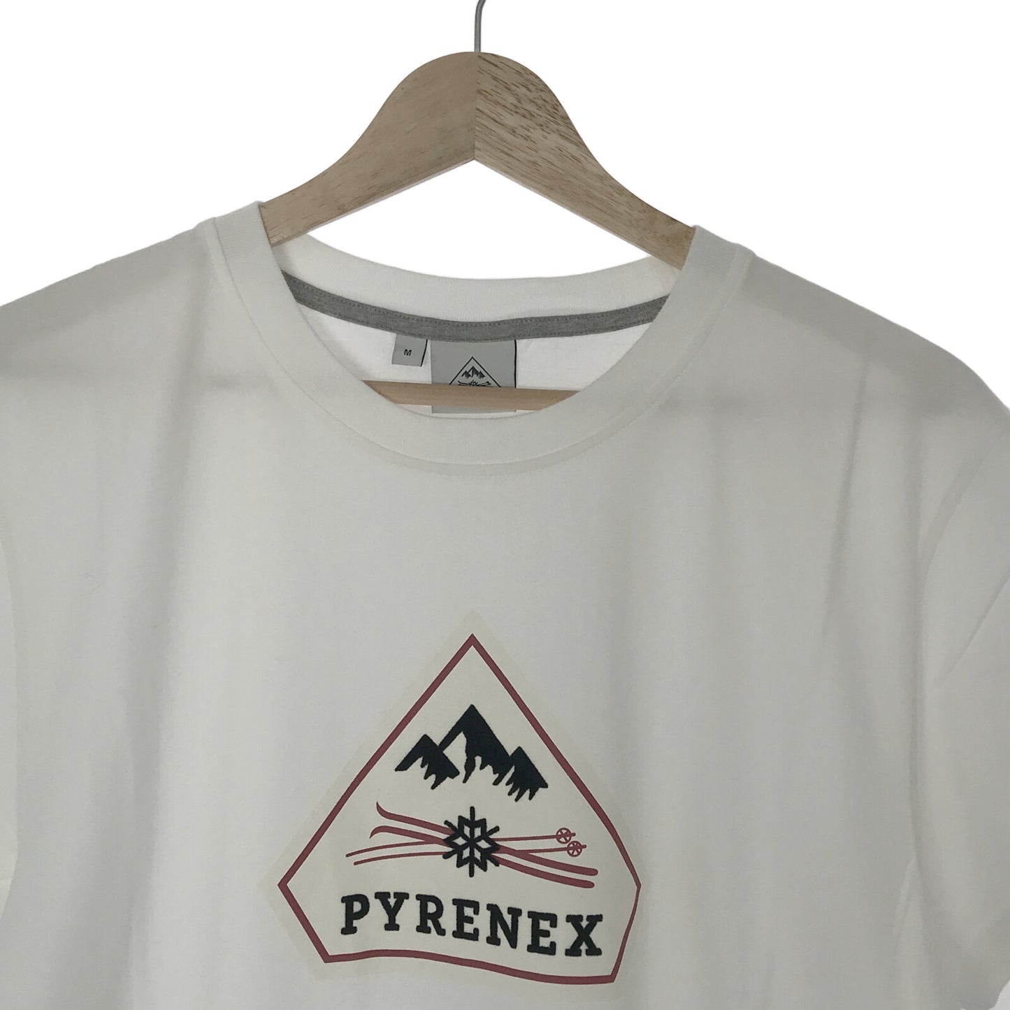 Tシャツ Tシャツ コットン ホワイト ピレネックス トップス PYRENEX