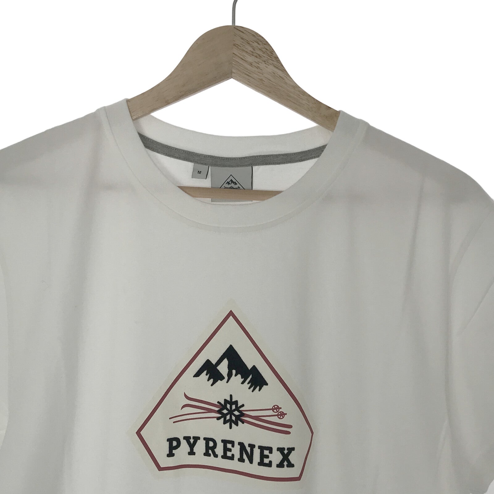 Tシャツ Tシャツ コットン ホワイト ピレネックス トップス PYRENEX