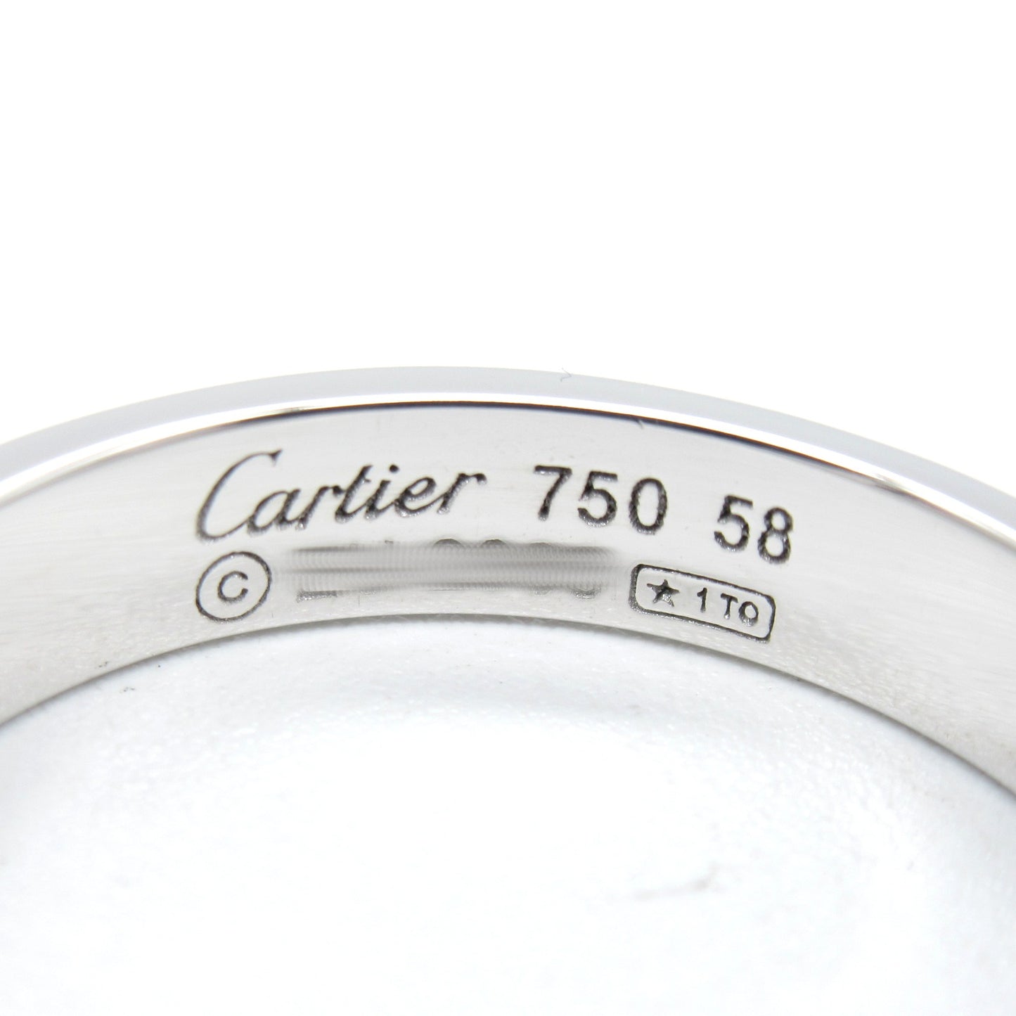 ミニラブリング リング 指輪 K18WG（ホワイトゴールド） シルバー カルティエ アクセサリー Cartier