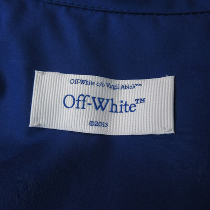 シャツ コットン ブルー オフホワイト トップス OFF-WHITE