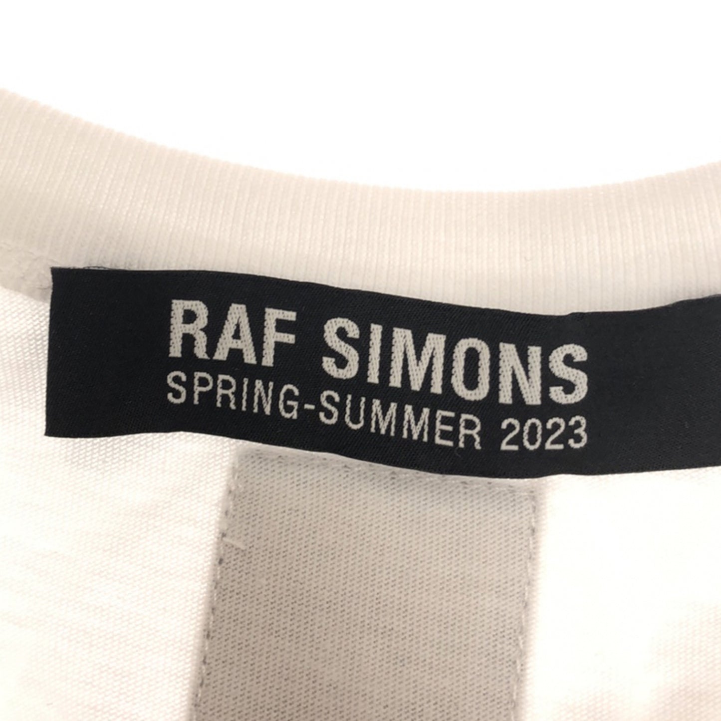 ロング ワンピース ワンピース コットン ホワイト ラフシモンズ ワンピース RAF SIMONS