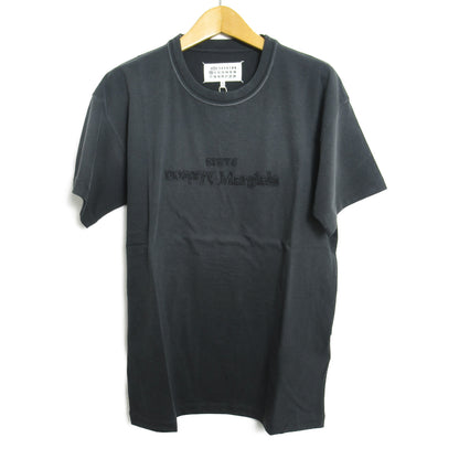 Tシャツ Tシャツ コットン ブラック メゾンマルジェラ トップス Maison Margiela