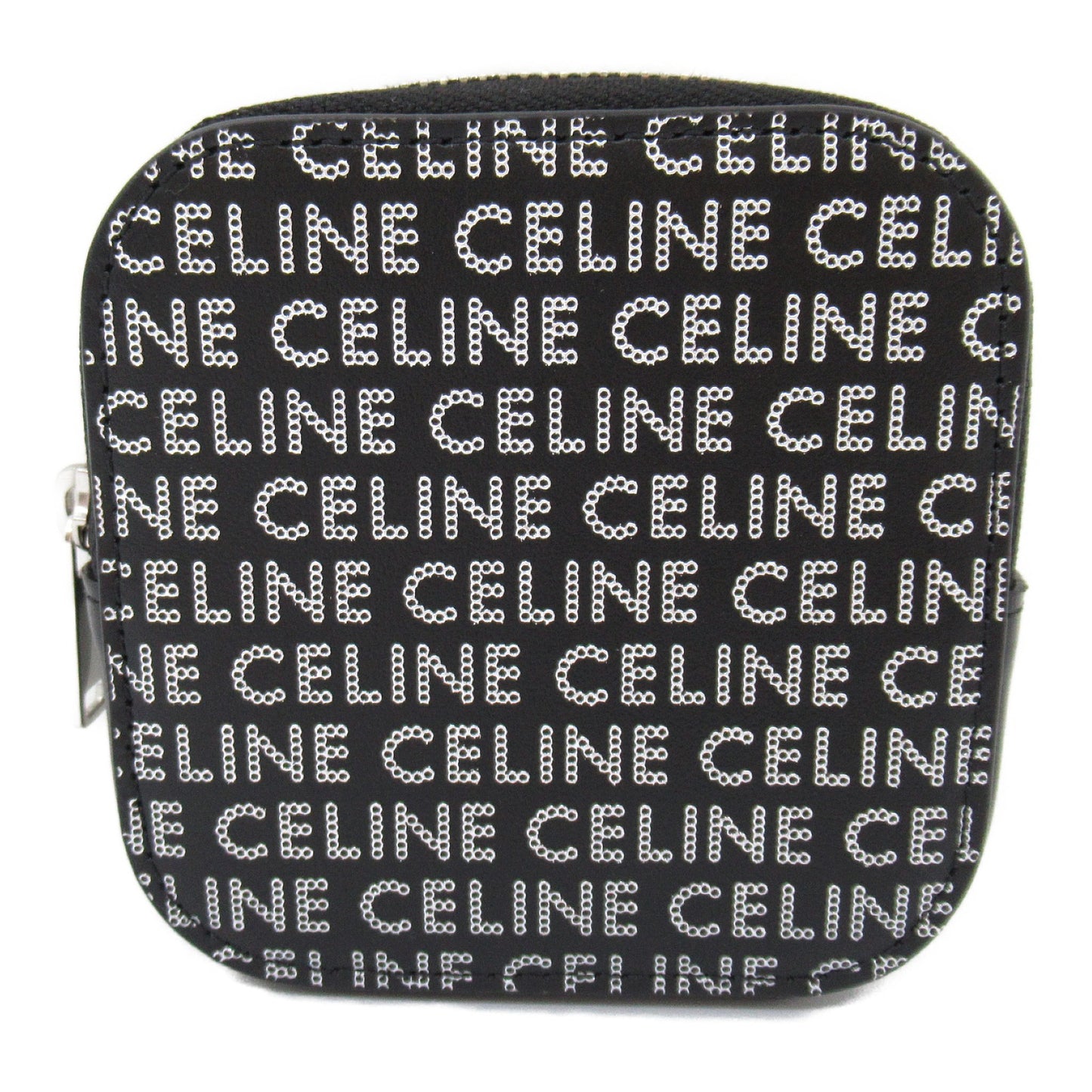 コインケース コインケース レザー ブラック シルバー セリーヌ 財布・小物 CELINE