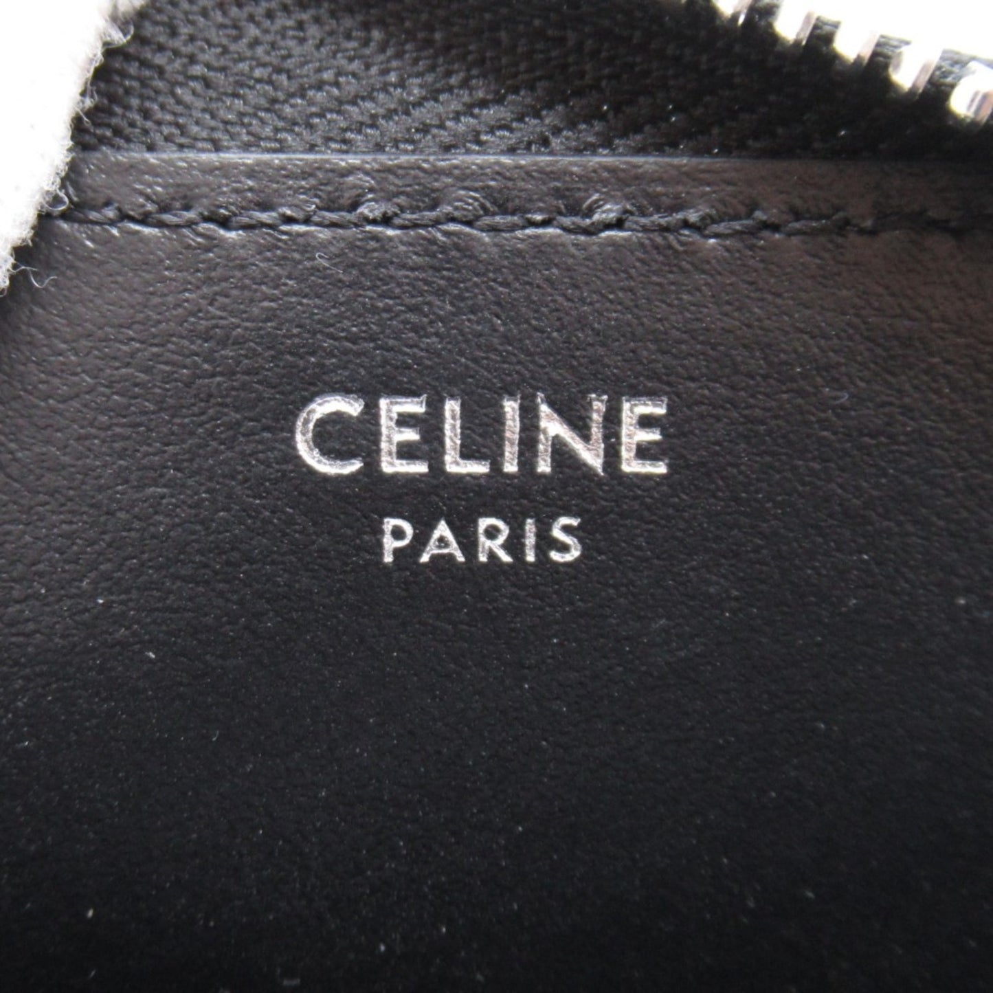 コインケース コインケース レザー ブラック シルバー セリーヌ 財布・小物 CELINE