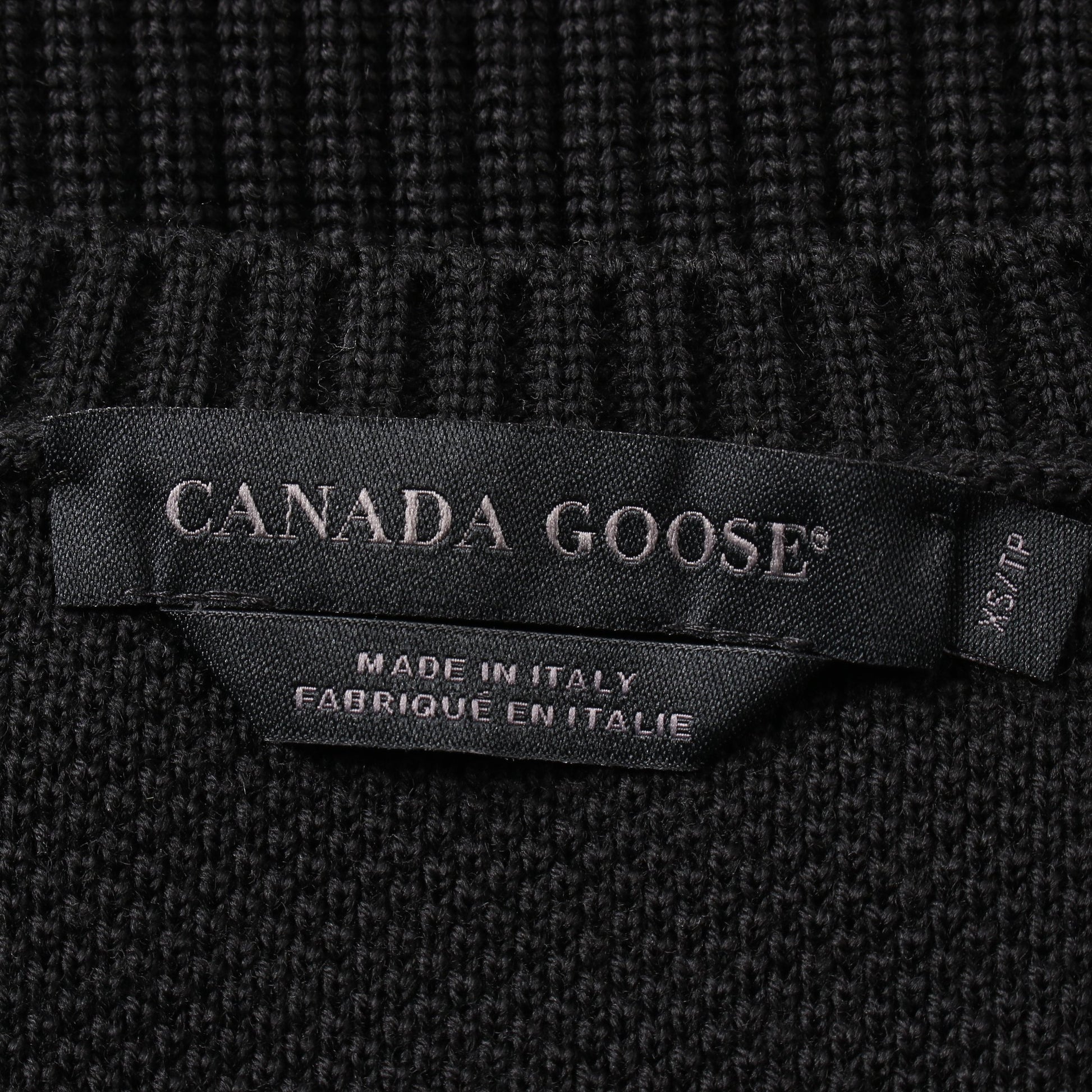 Kimberley V Neck Sweater ニット ウール ブラック カナダグース トップス CANADA GOOSE