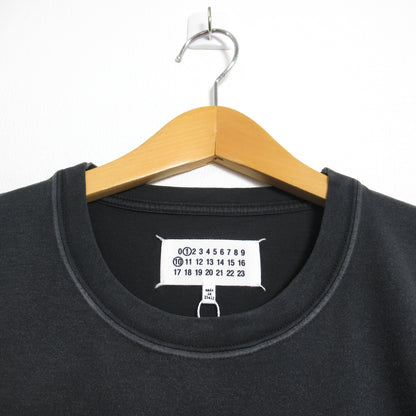 Tシャツ Tシャツ コットン ブラック メゾンマルジェラ トップス Maison Margiela