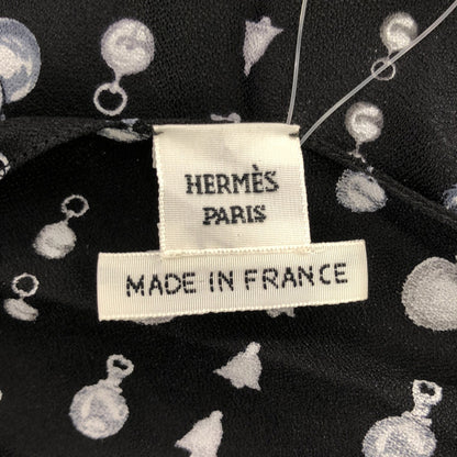 ワンピース ワンピース シルク ブラック エルメス ワンピース HERMES