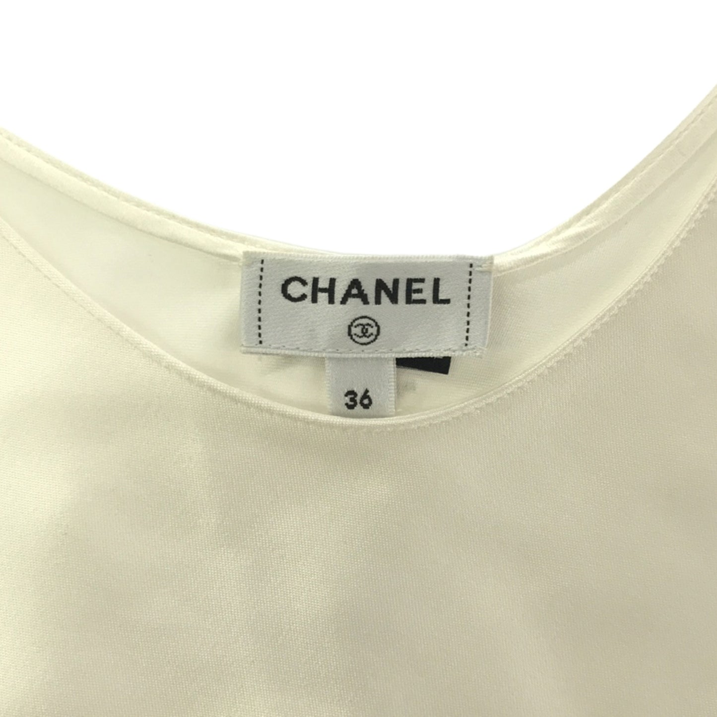 ワンピース ワンピース シルク アイボリー シャネル ワンピース CHANEL