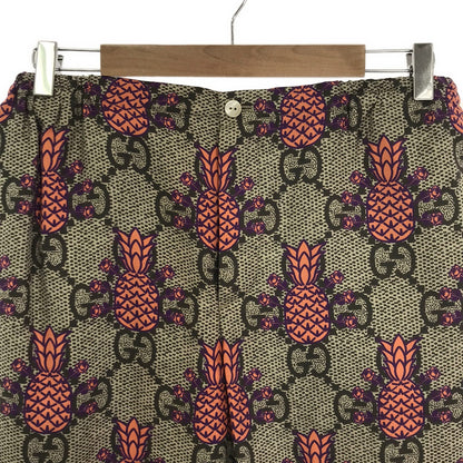 シャツ/パンツ(セットアップ) セットアップ シルク カーキグリーン グッチ スーツ GUCCI