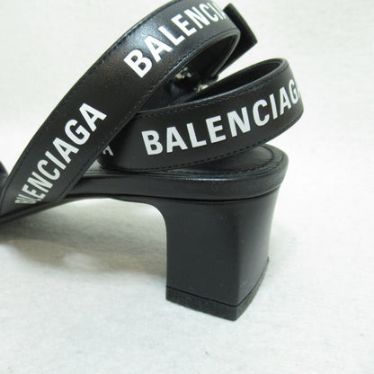 サンダル サンダル レザー ブラック バレンシアガ シューズ BALENCIAGA