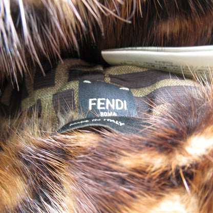 帽子 帽子 その他 ミンク ブラウン フェンディ 財布・小物 FENDI