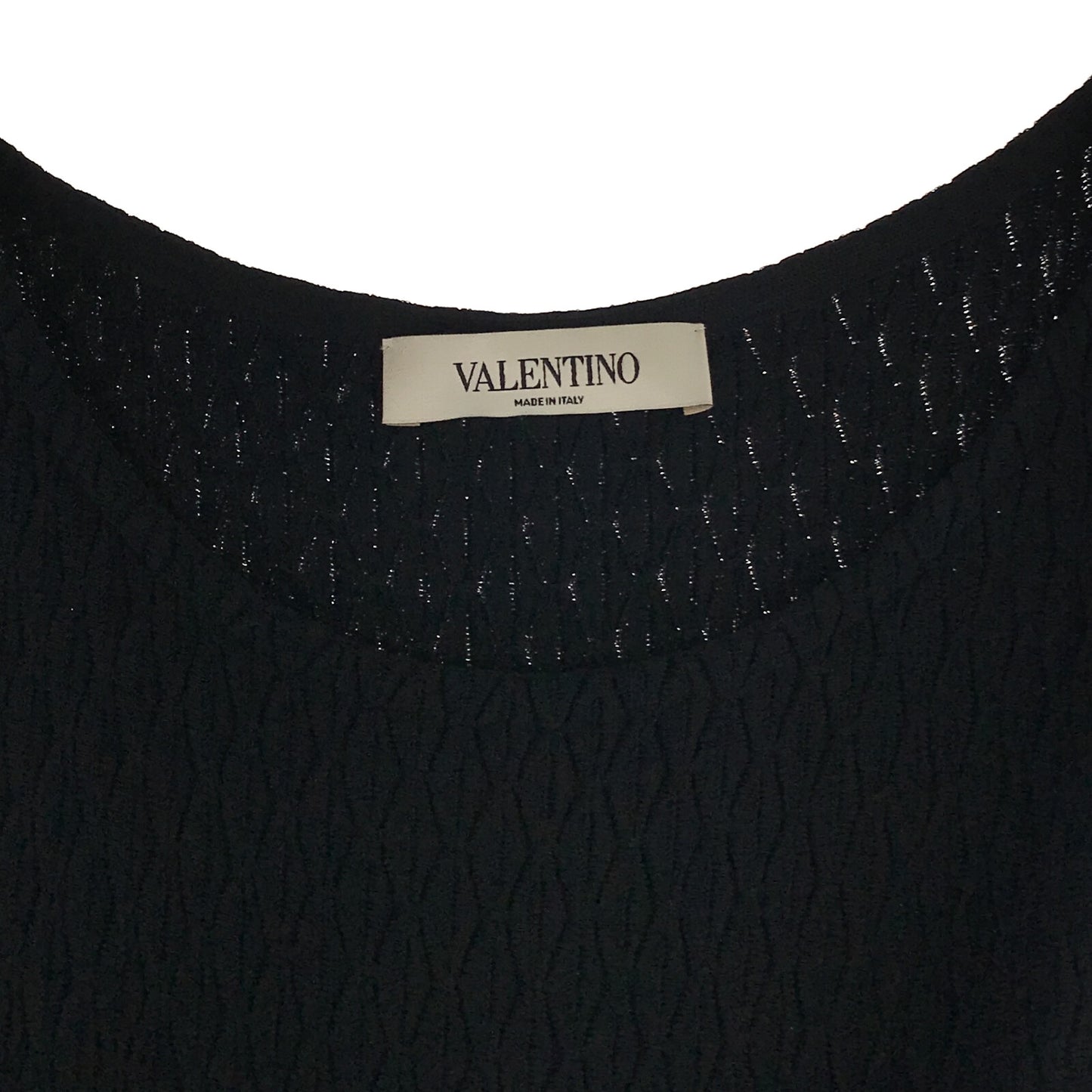 ニットワンピース ワンピース レーヨン ネイビー ヴァレンティノ ワンピース VALENTINO