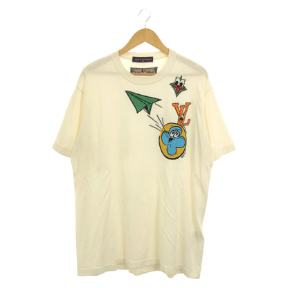 Tシャツ 23SS Tシャツ コットン ホワイト ルイヴィトン トップス LOUIS VUITTON