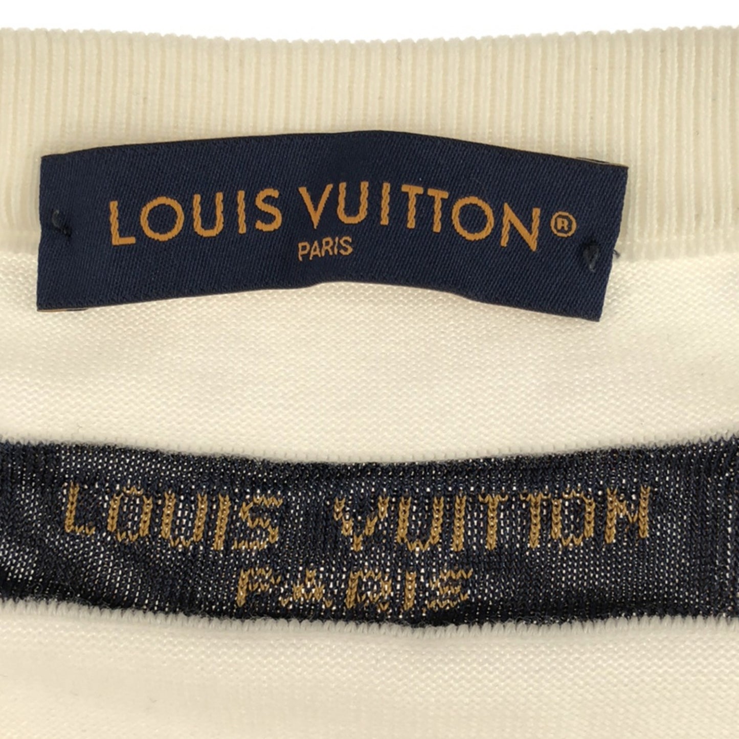 Tシャツ 23SS Tシャツ コットン ホワイト ルイヴィトン トップス LOUIS VUITTON