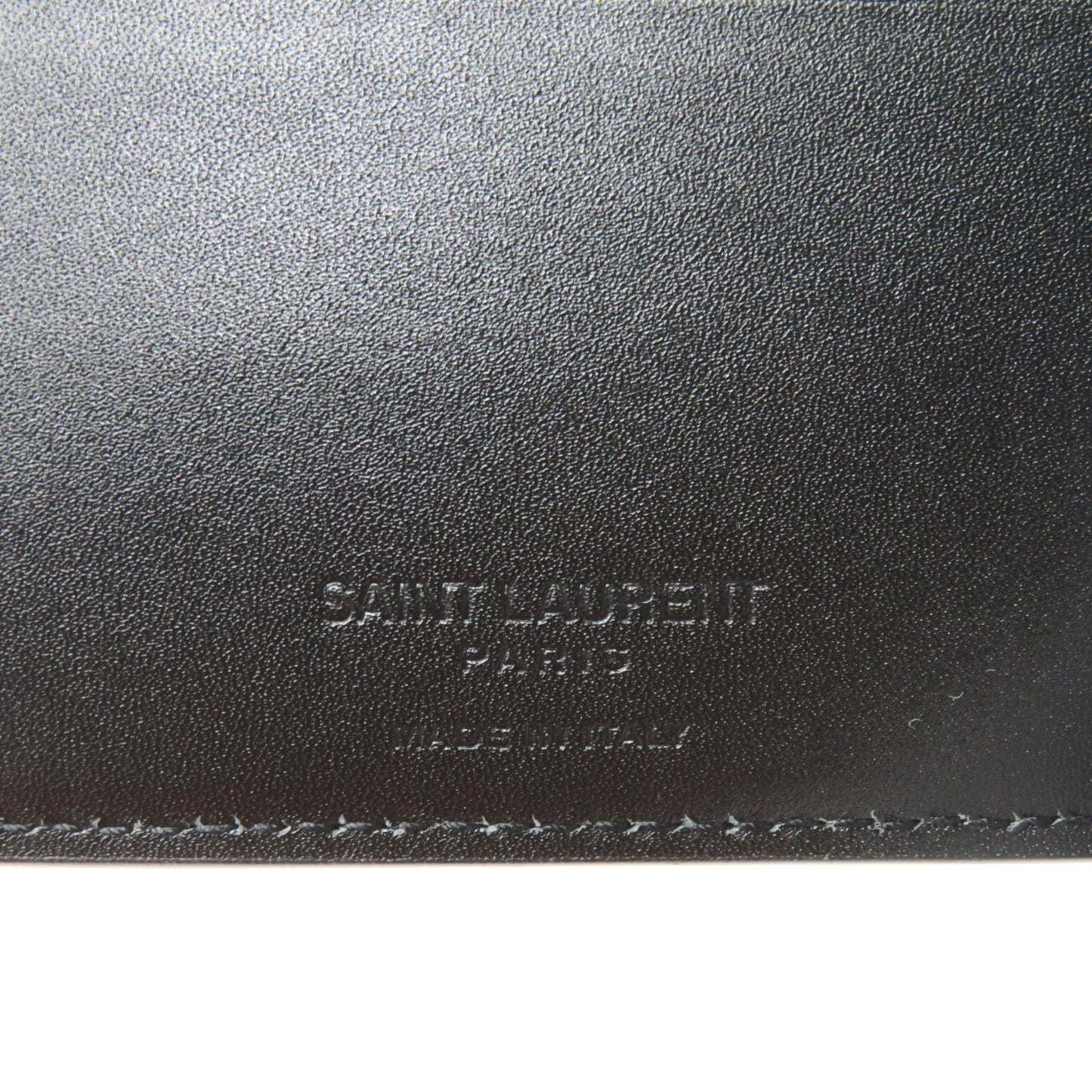 二つ折り財布 二つ折り財布 レザー ブラック NERO サンローラン 財布・小物 Saint Laurent