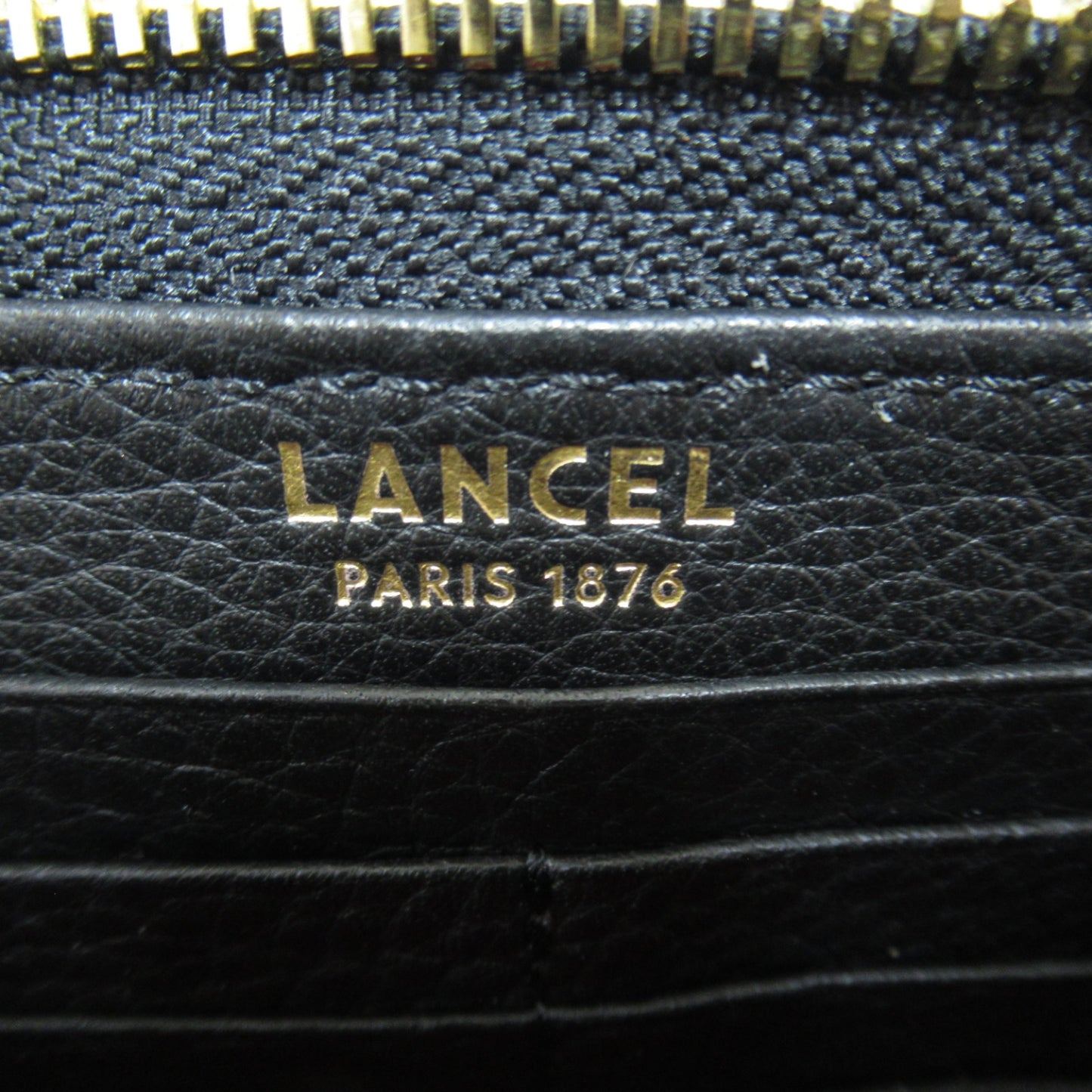 ラウンド長財布 ラウンドファスナー長財布 レザー ブラック ランセル 財布・小物 LANCEL