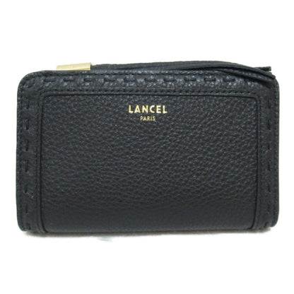 二つ折り長財布 二つ折り長財布 レザー ブラック ランセル 財布・小物 LANCEL