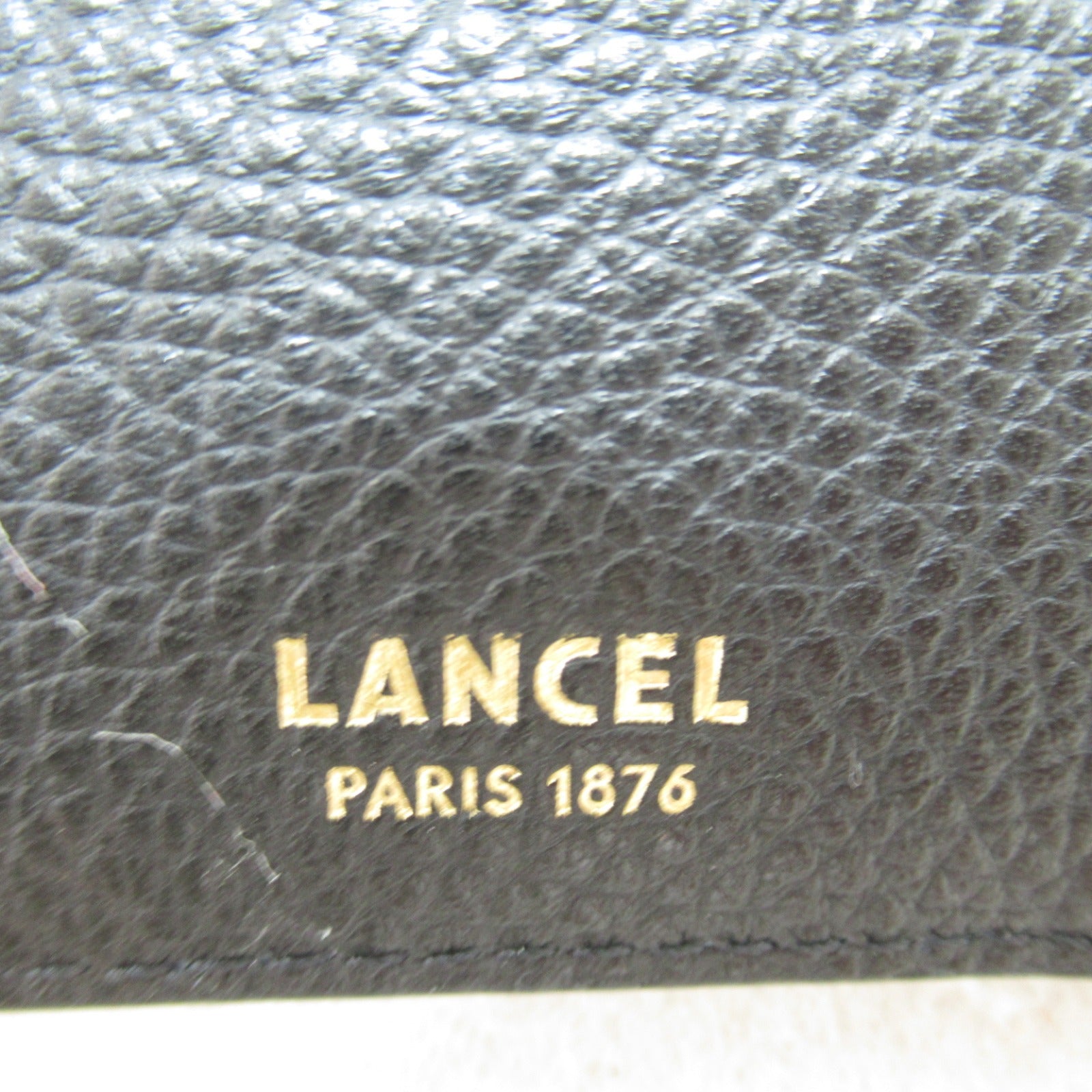 二つ折り長財布 二つ折り長財布 レザー ブラック ランセル 財布・小物 LANCEL