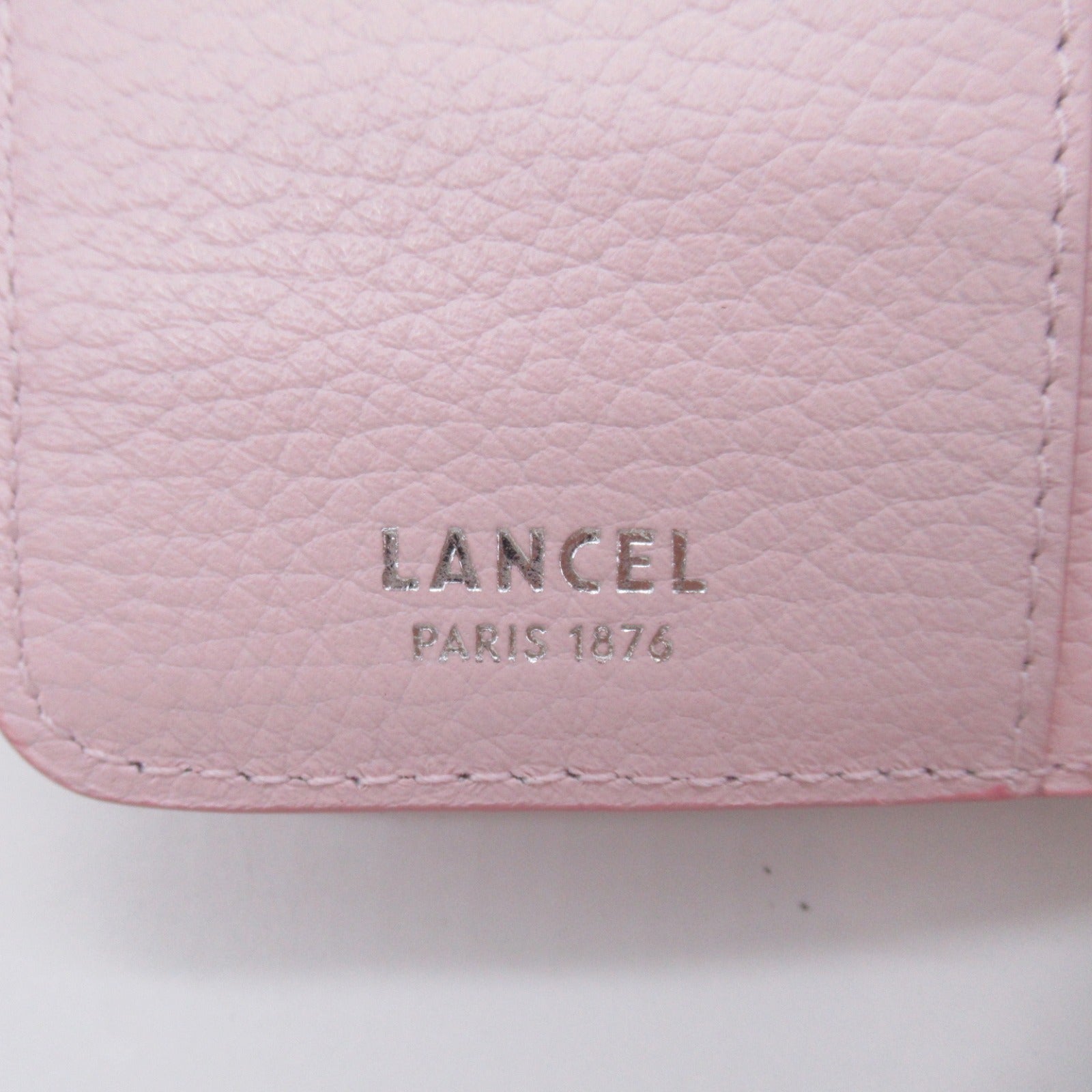 L型ファスナー財布 二つ折り財布 財布 レザー ピンク ランセル 財布・小物 LANCEL