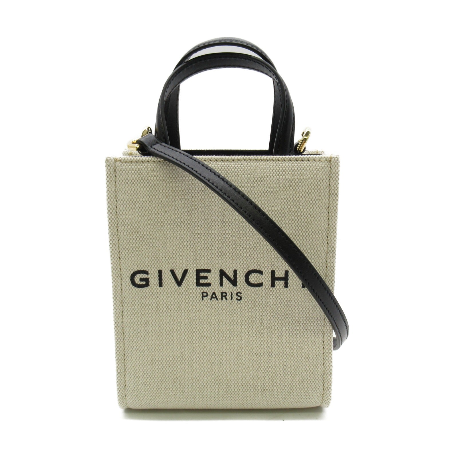 2wayショルダーバッグ ショルダーバッグ キャンバス レザー ベージュ ブラック ジバンシィ バッグ GIVENCHY