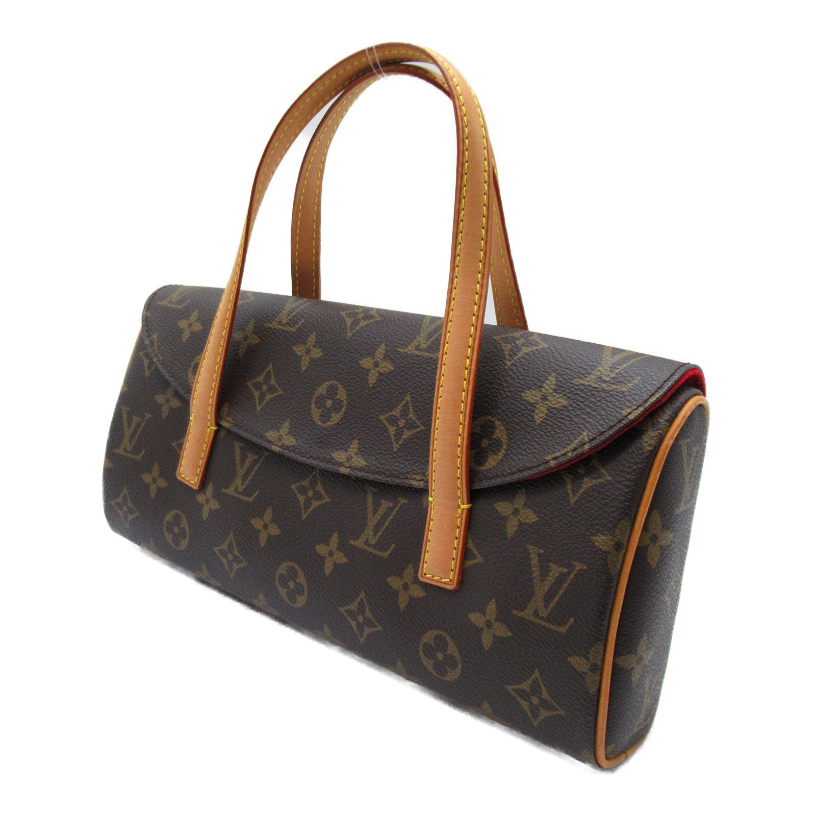 ソナティネ ハンドバッグ PVCコーティングキャンバス モノグラム ブラウン ルイヴィトン バッグ LOUIS VUITTON