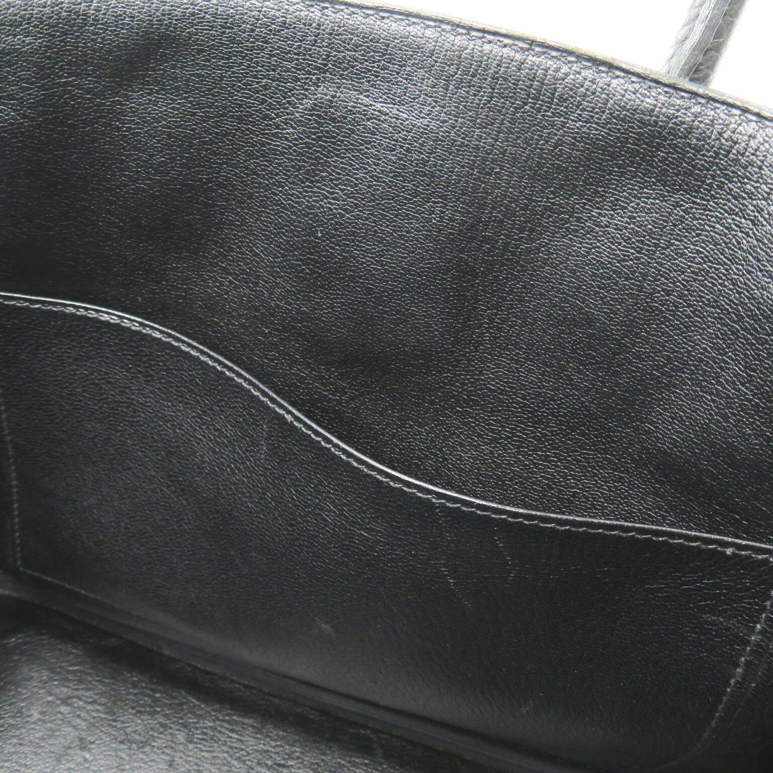 バーキン30 ハンドバッグ レザー トゴ ブラック ブラック（エルメス