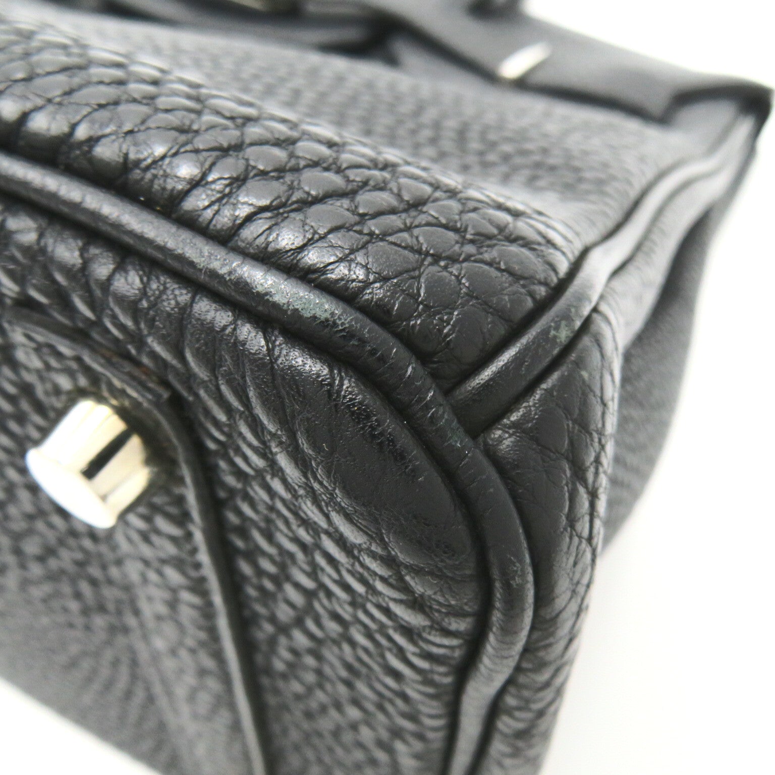 H 黒 レザー トゴ バッグ バーキンデザイン エルメス バーキン40 トゴ ブラック Z刻印｜ブランド買取なら