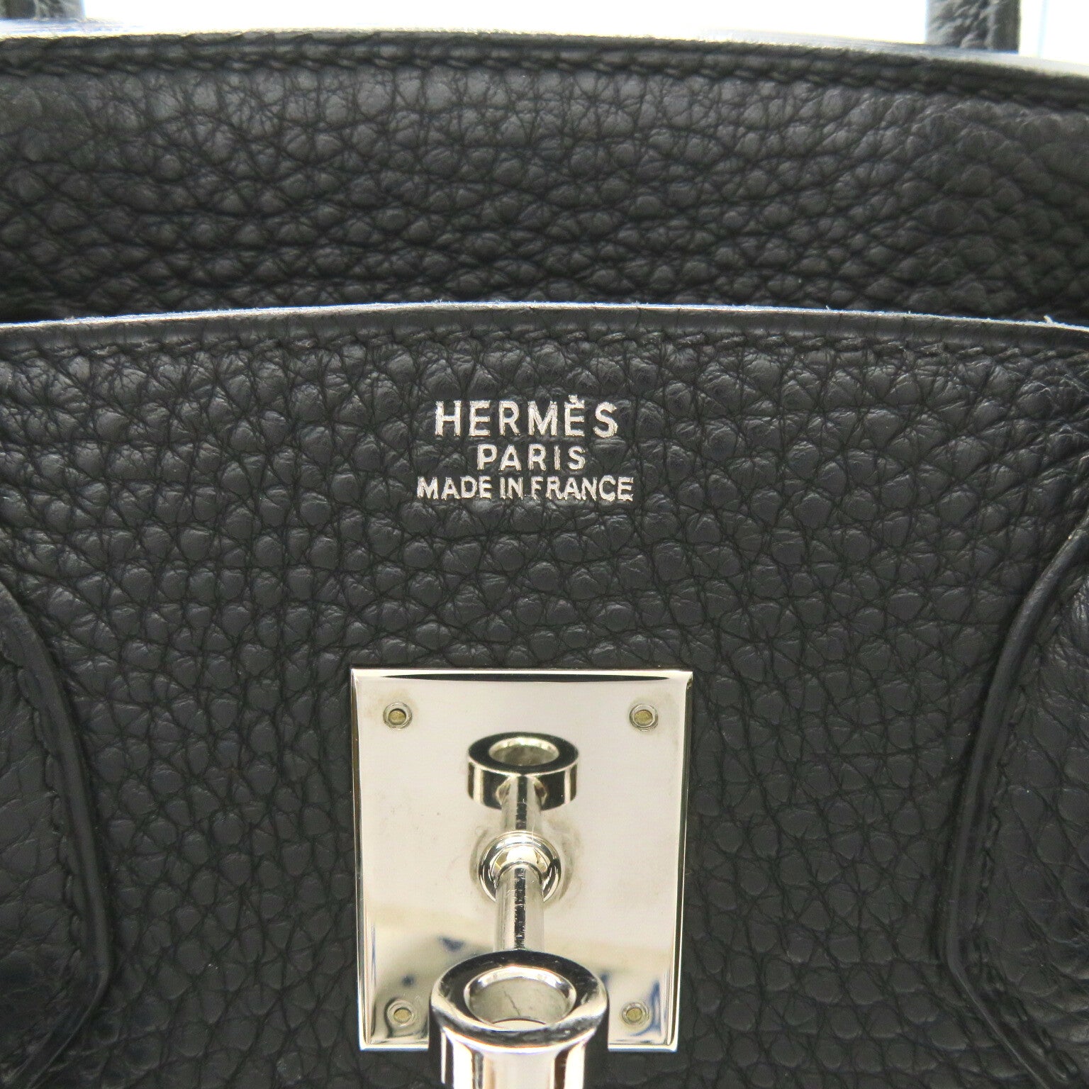 バーキン30 ハンドバッグ レザー トゴ ブラック ブラック（エルメス