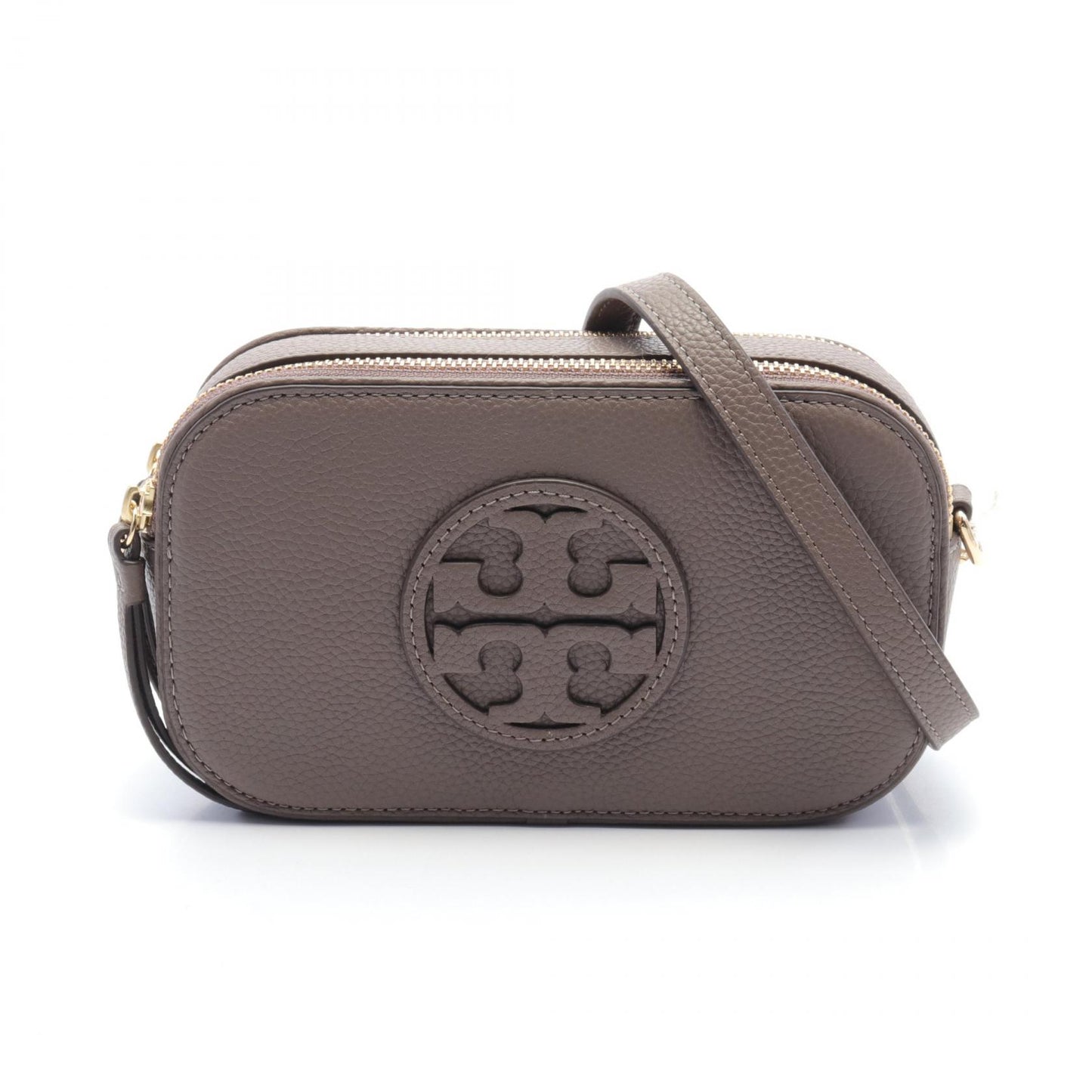 MILLER MINI CROSSBODY BAG ミラー ショルダーバッグ レザー ベージュ トリーバーチ バッグ TORY BURCH