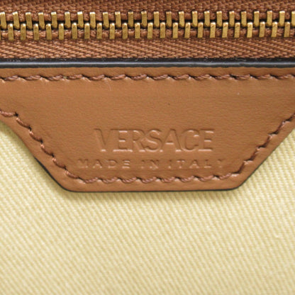 2way トートバッグ ハンドバッグ トートバッグ コットン ブラウン ヴェルサーチ バッグ Versace