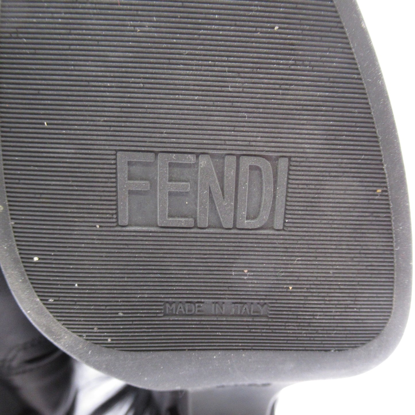 ロングブーツ ブーツ レザー ブラック フェンディ シューズ FENDI