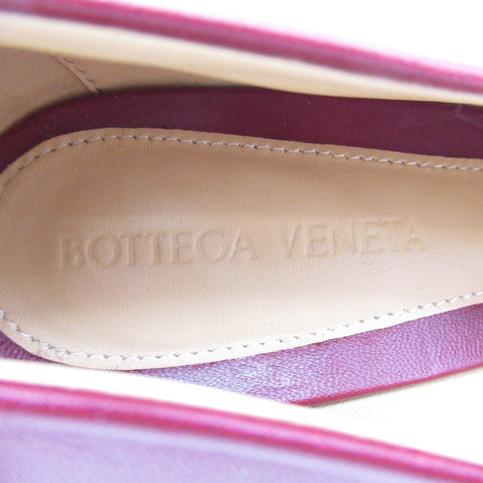 パンプス パンプス レザー ボルドー ボッテガヴェネタ シューズ BOTTEGA VENETA