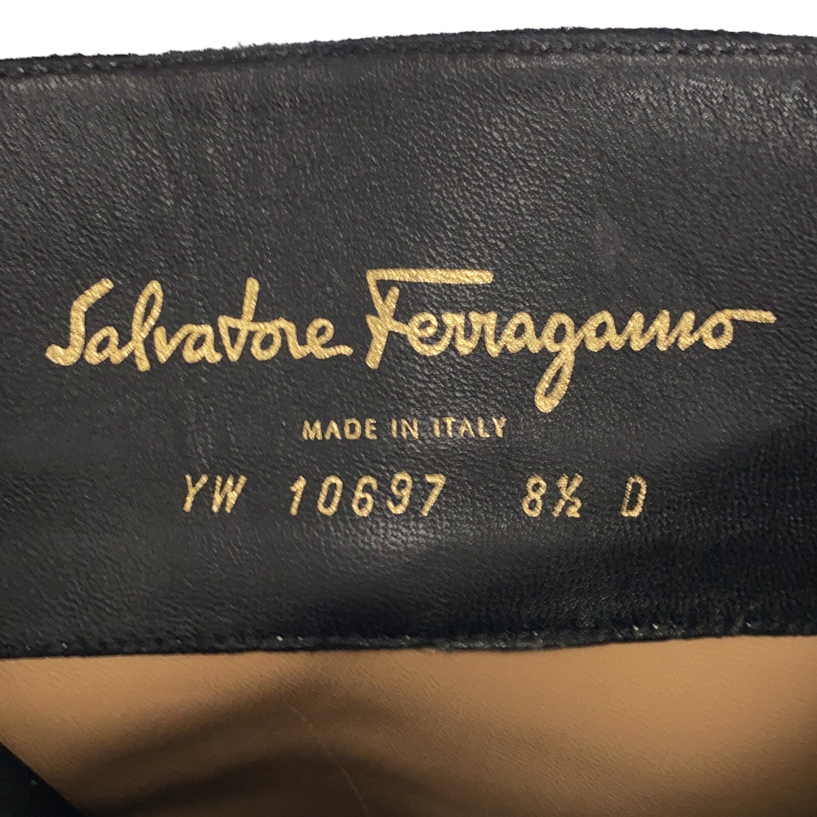 ブーツ ブーツ スウェード ブラック サルヴァトーレフェラガモ シューズ Salvatore Ferragamo