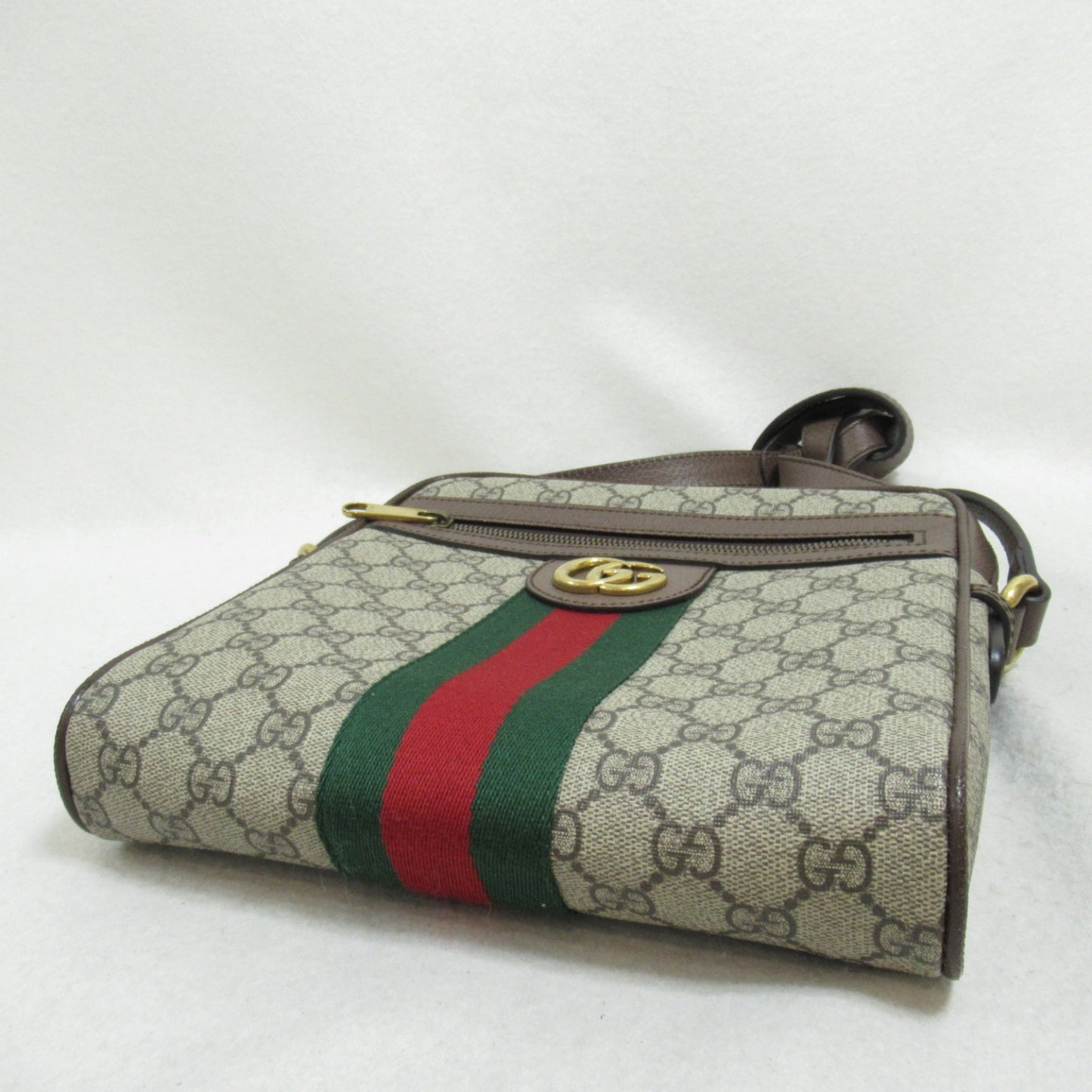 オフィディア ショルダーバッグ ショルダーバッグ キャンバス GGスプリーム ベージュ ブラウン グッチ バッグ GUCCI