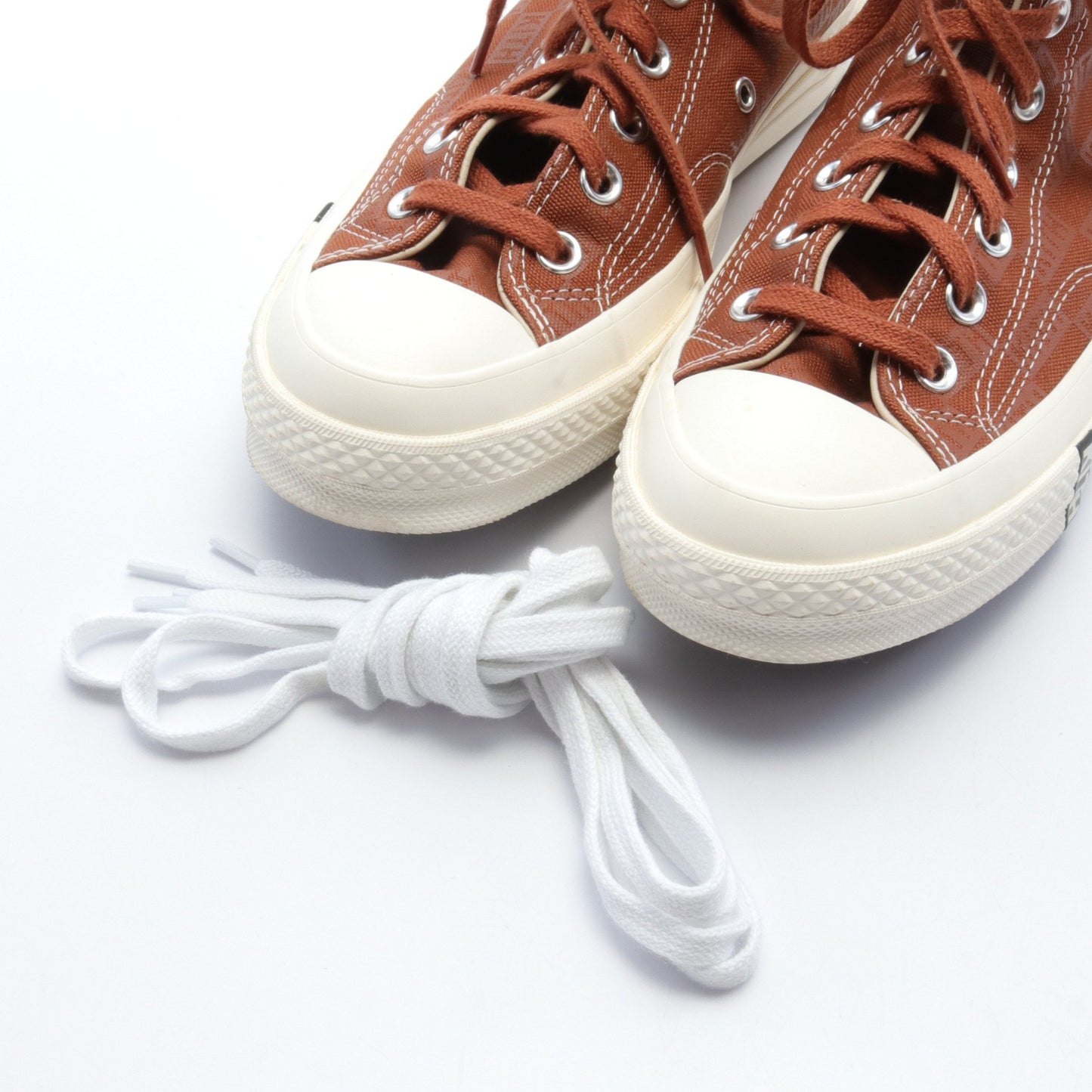 KITH × Converse Chuck 70 High Gingerbread Monogram ハイカットスニーカー キャンバス ブラウン キス シューズ KITH