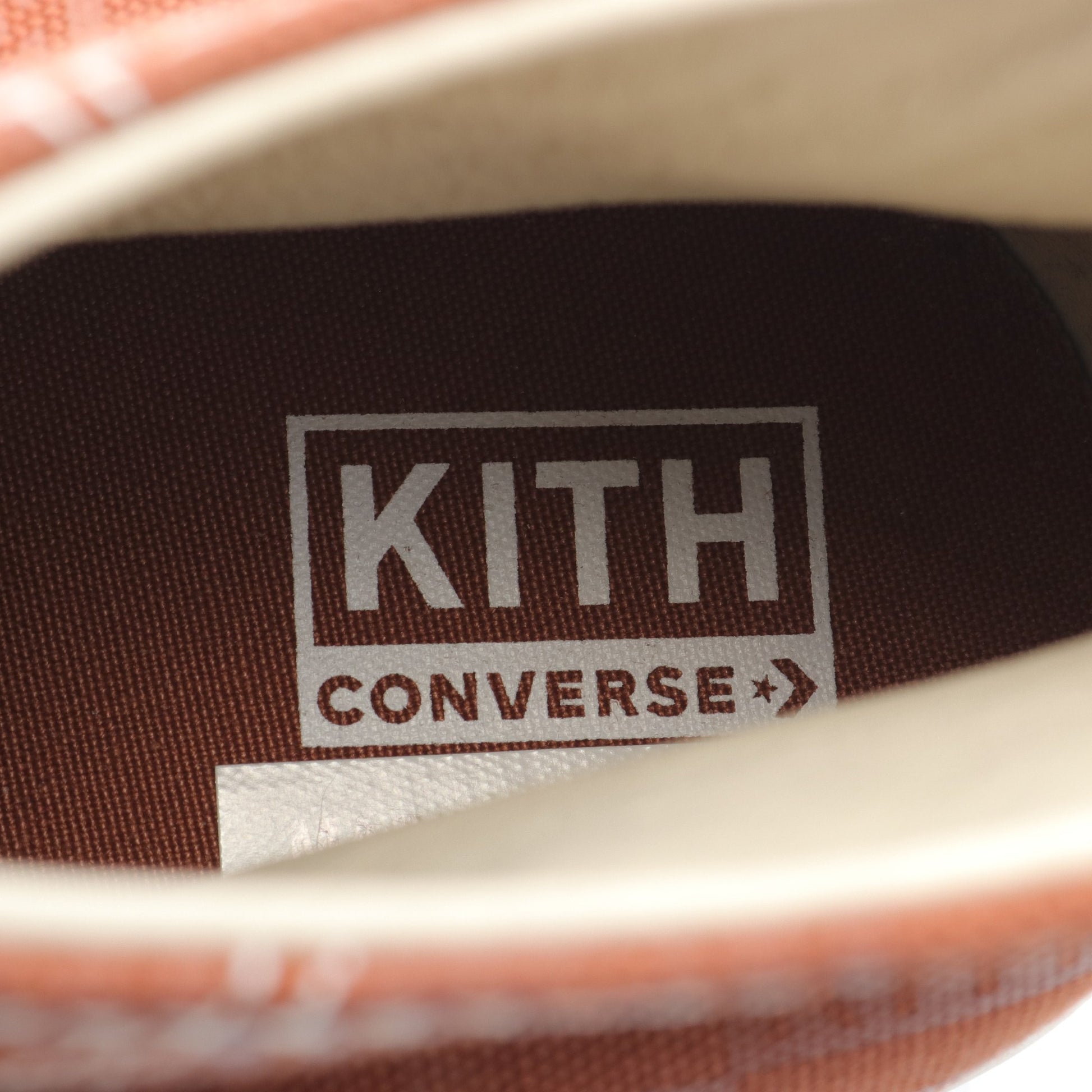 KITH × Converse Chuck 70 High Gingerbread Monogram ハイカットスニーカー キャンバス ブラウン キス シューズ KITH