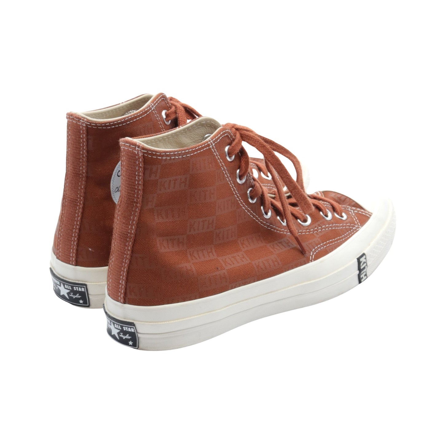 KITH × Converse Chuck 70 High Gingerbread Monogram ハイカットスニーカー キャンバス ブラウン キス シューズ KITH