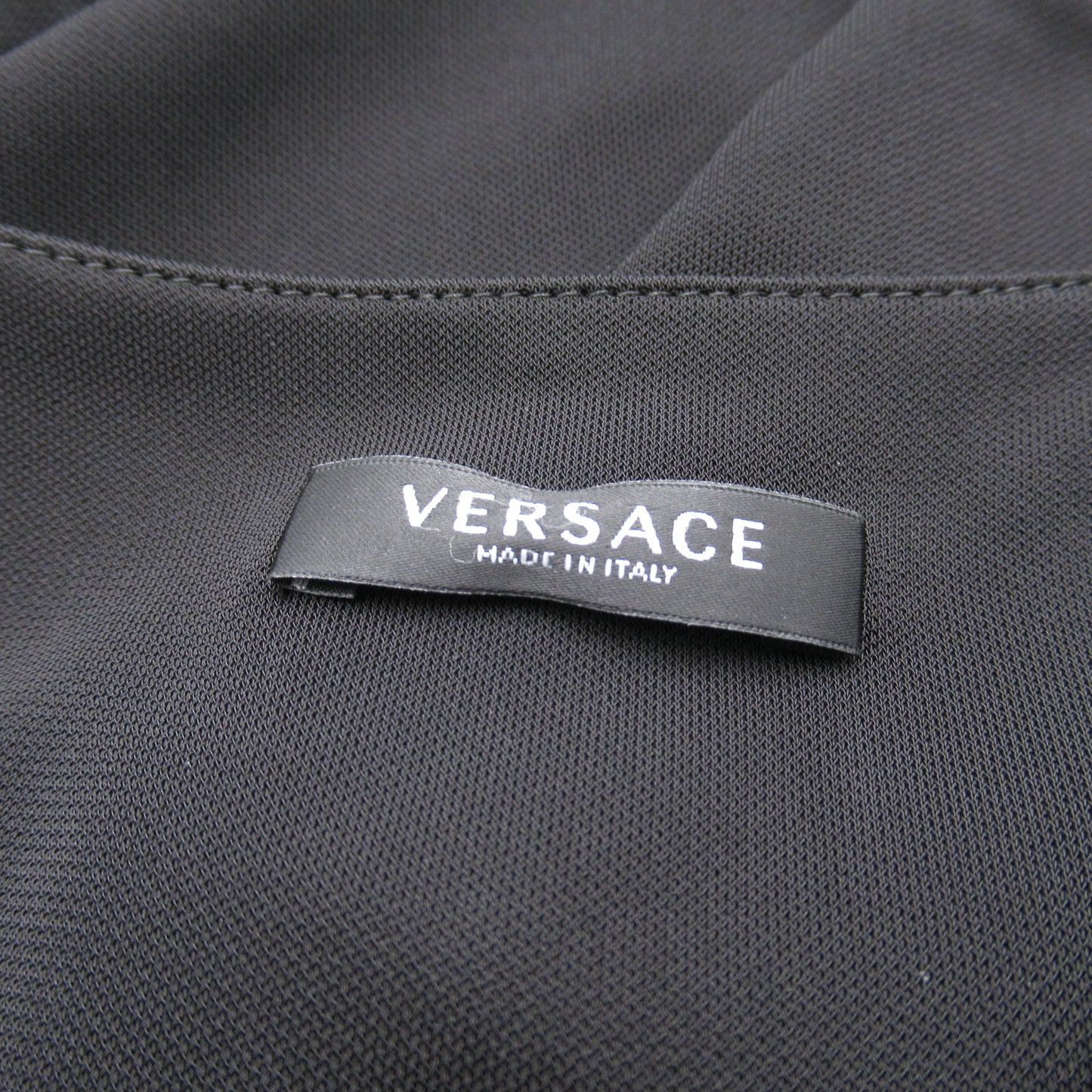 ノースリーブ トップス その他 ビスコース ブラック ヴェルサーチ トップス Versace