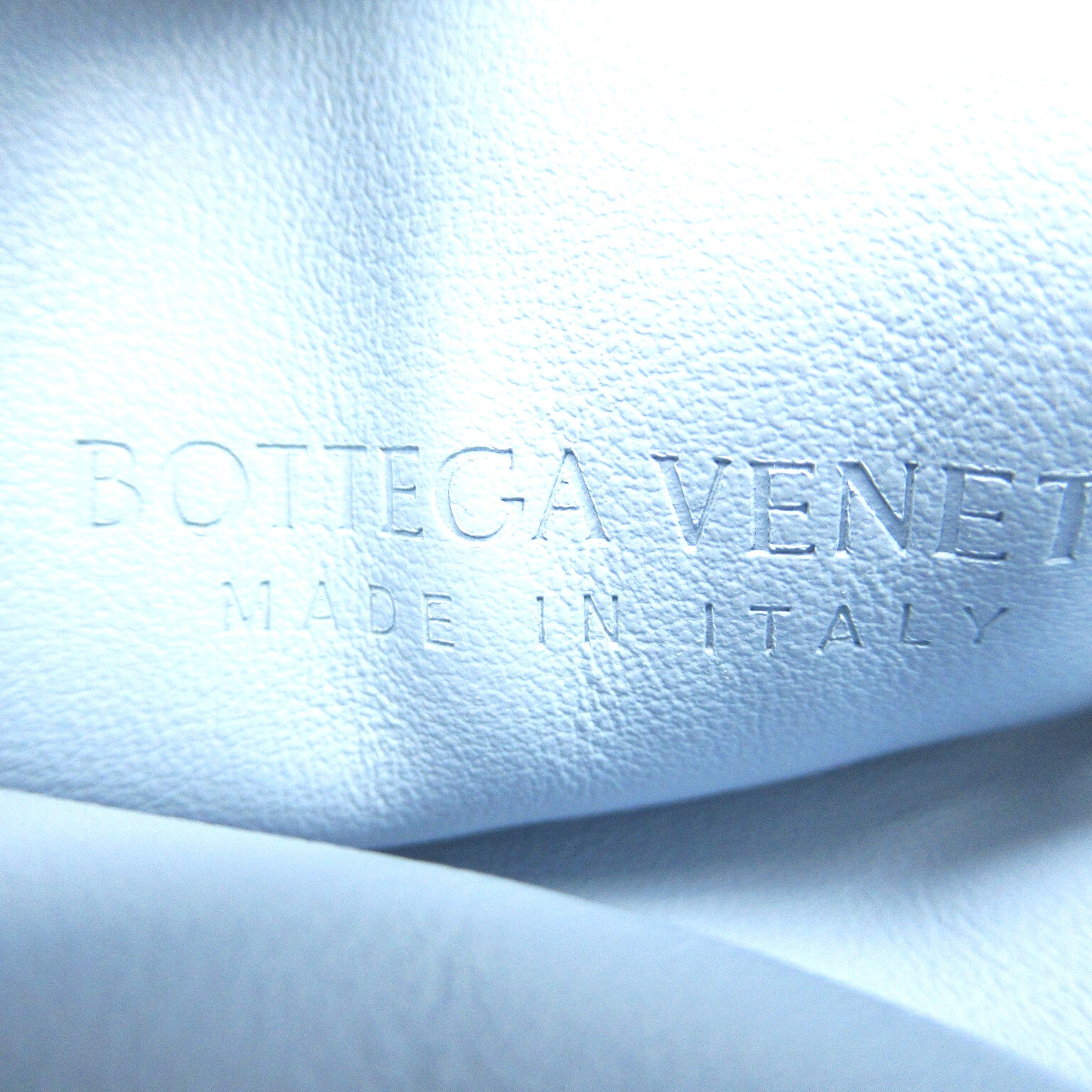 セカンドバッグ クラッチバッグ ラムスキン（羊革） ブルー ボッテガヴェネタ バッグ BOTTEGA VENETA