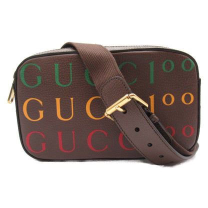 ウエストバッグ ボディバッグ カーフ（牛革） ブラウン グッチ バッグ GUCCI